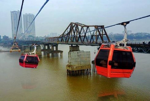 Sở GTVT Hà Nội trả lời về đề xuất làm cáp treo vượt sông Hồng Sở GTVT Hà Nội trả lời về đề xuất làm cáp treo vượt sông Hồng
